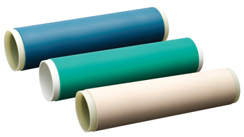 无胶带缠绕滚轮